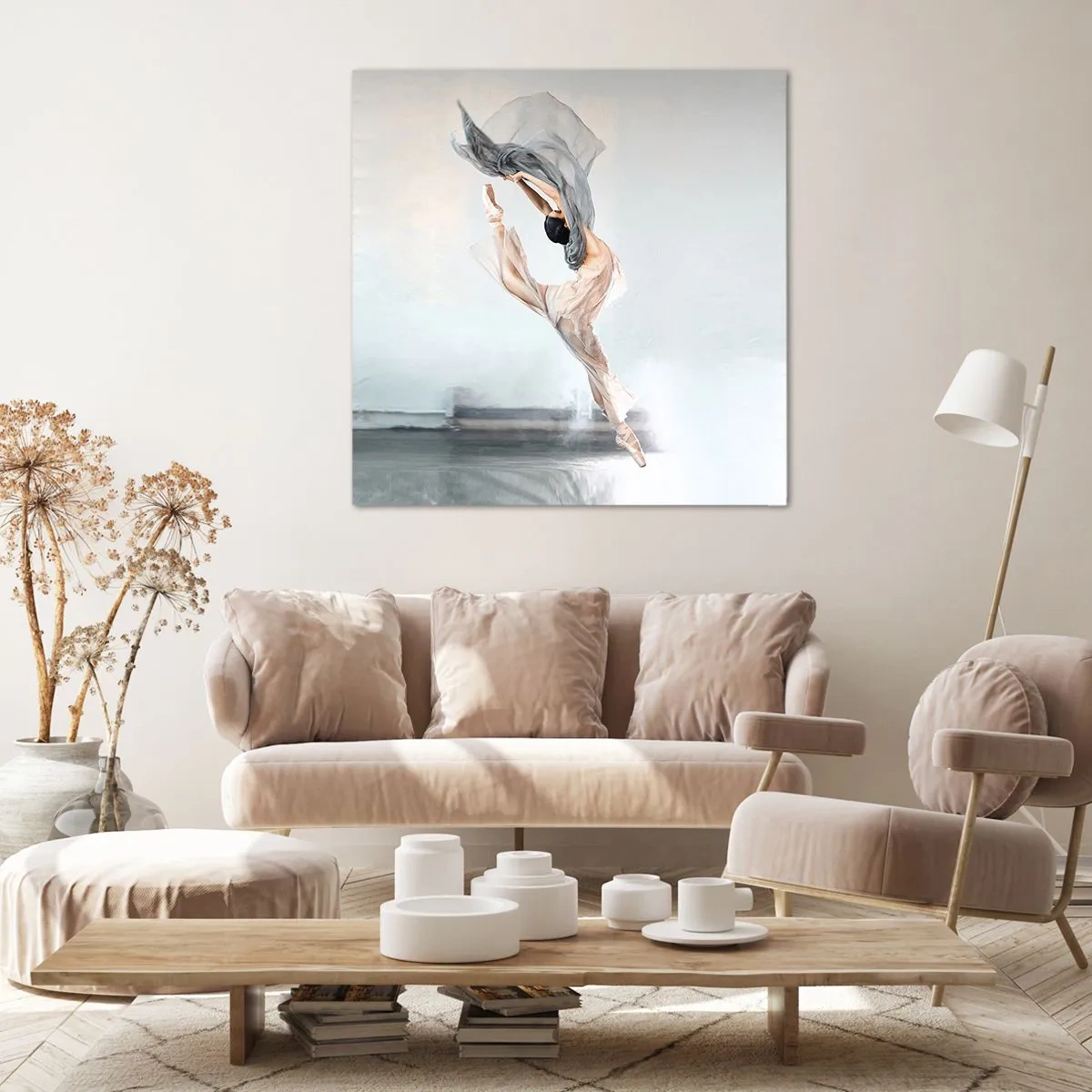 Schilderen op canvas - In dans vervoering - 50x50 cm