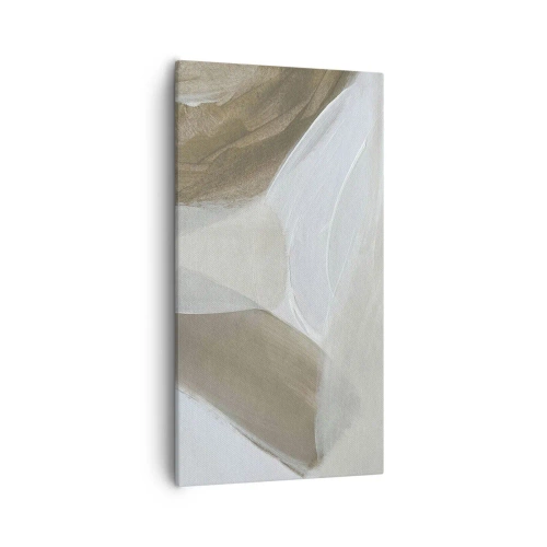 Schilderen op canvas - Een golf van wit - 55x100 cm