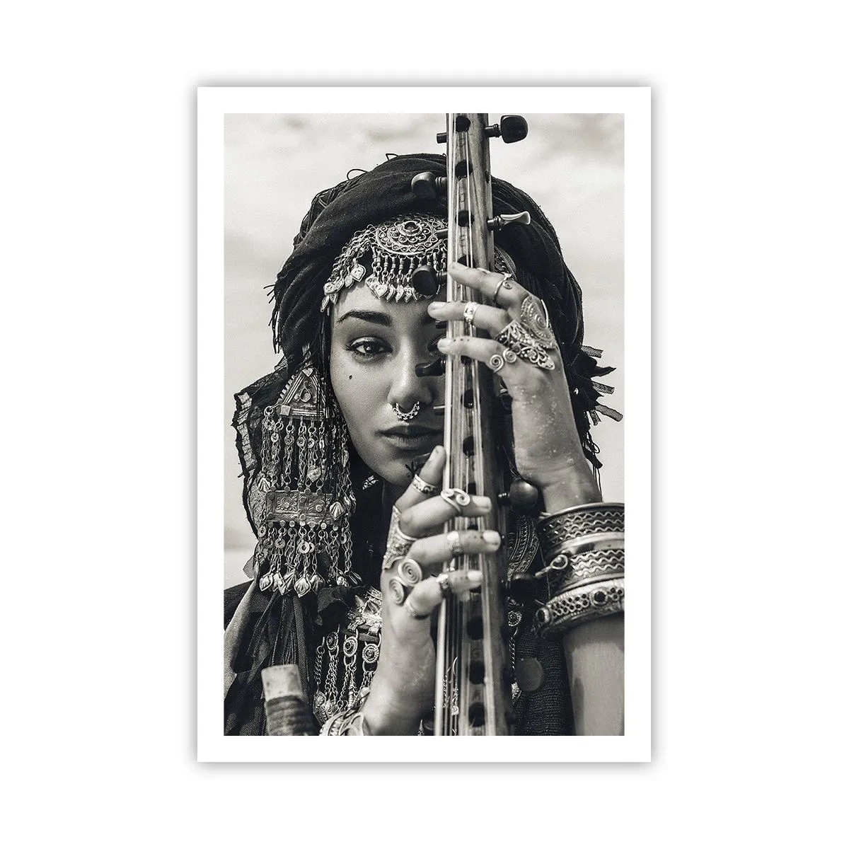 Poster - De muziek van het Oosten zelf - 61x91 cm
