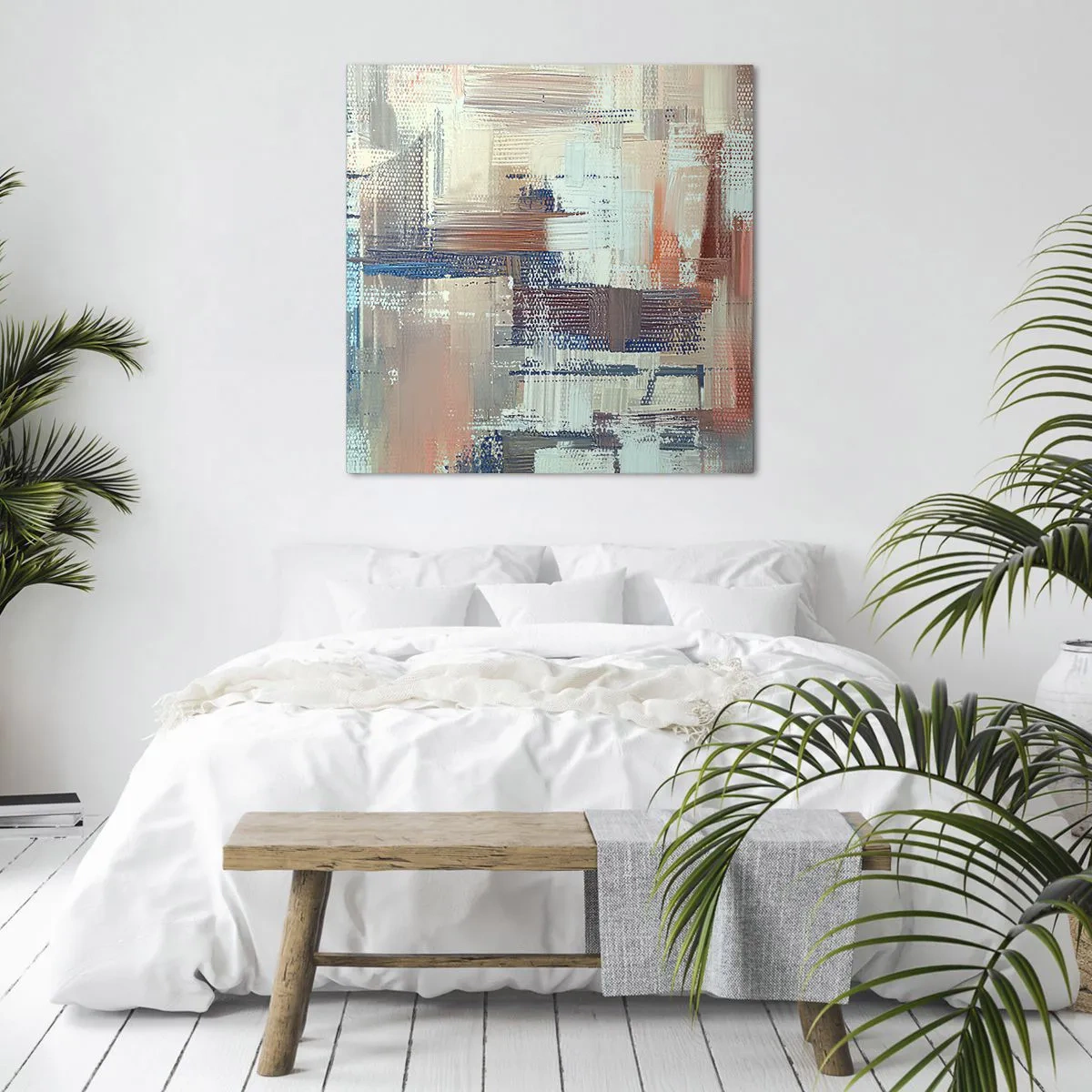 Schilderen op canvas - Het licht bereiken - 60x60 cm