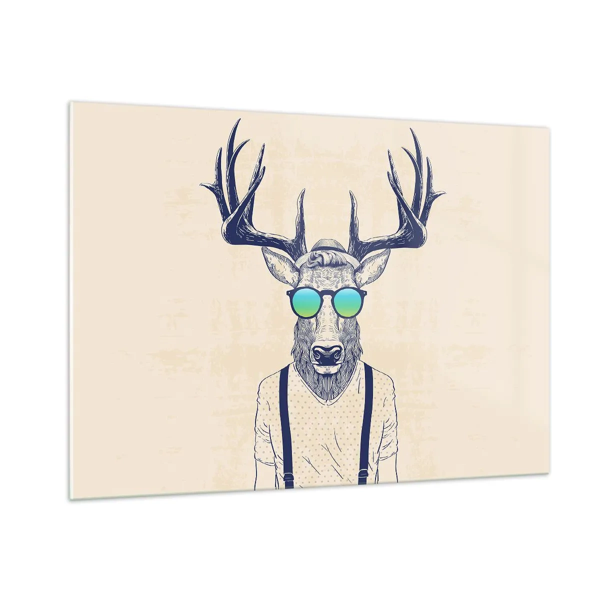 Schilderen op glas - Wie had je verwacht? - 100x70 cm