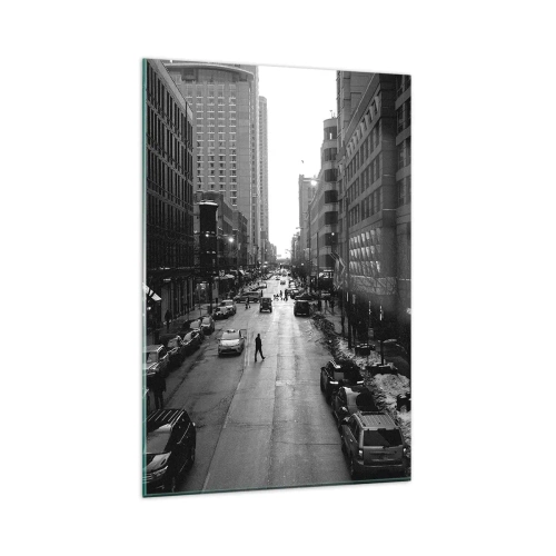 Schilderen op glas - Een andere dag zoals elke andere dag - 80x120 cm