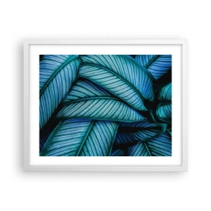 Poster in een witte lijst - Levens lijnen - 50x40 cm