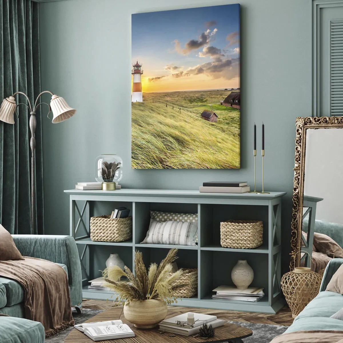Schilderen op canvas - Tussen de golven - 50x70 cm