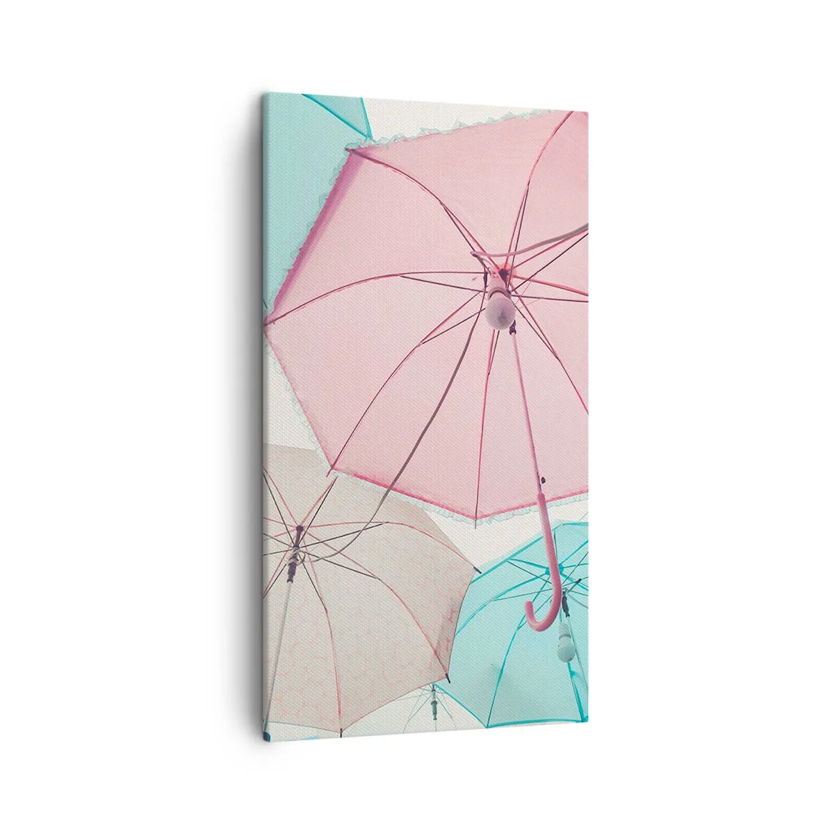 Schilderen op canvas - Soms zon, soms regen - 45x80 cm