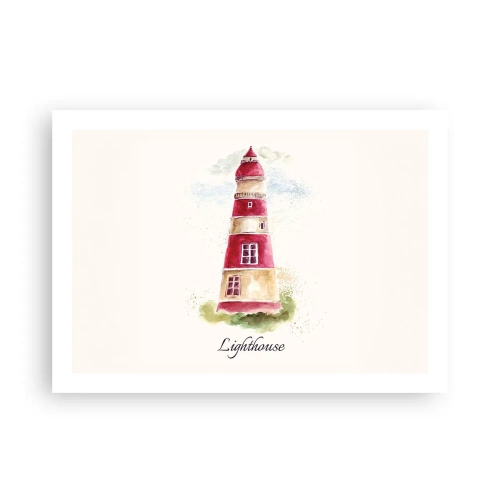 Poster - Er is altijd goed weer in de buurt - 70x50 cm