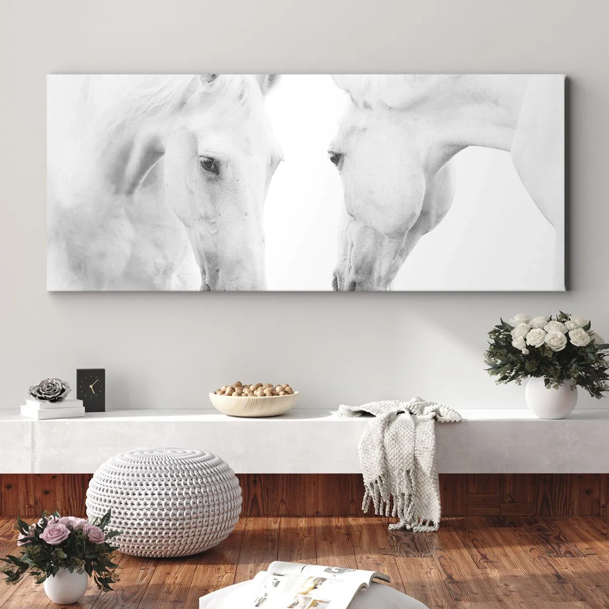 Schilderen op canvas - Is dit vriendschap...? - 100x40 cm