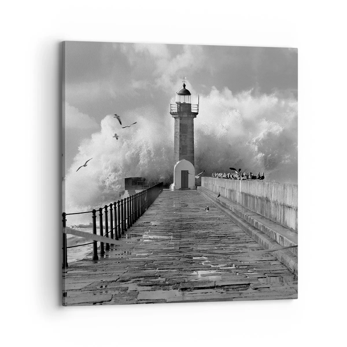 Schilderen op canvas - Onbevreesd - 70x70 cm