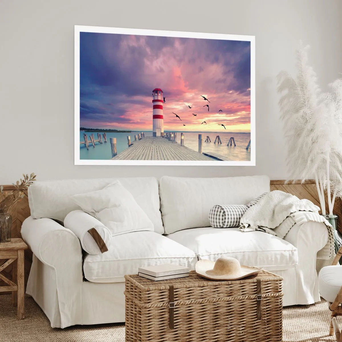 Poster - Het is tijd naar de haven te gaan - 100x70 cm
