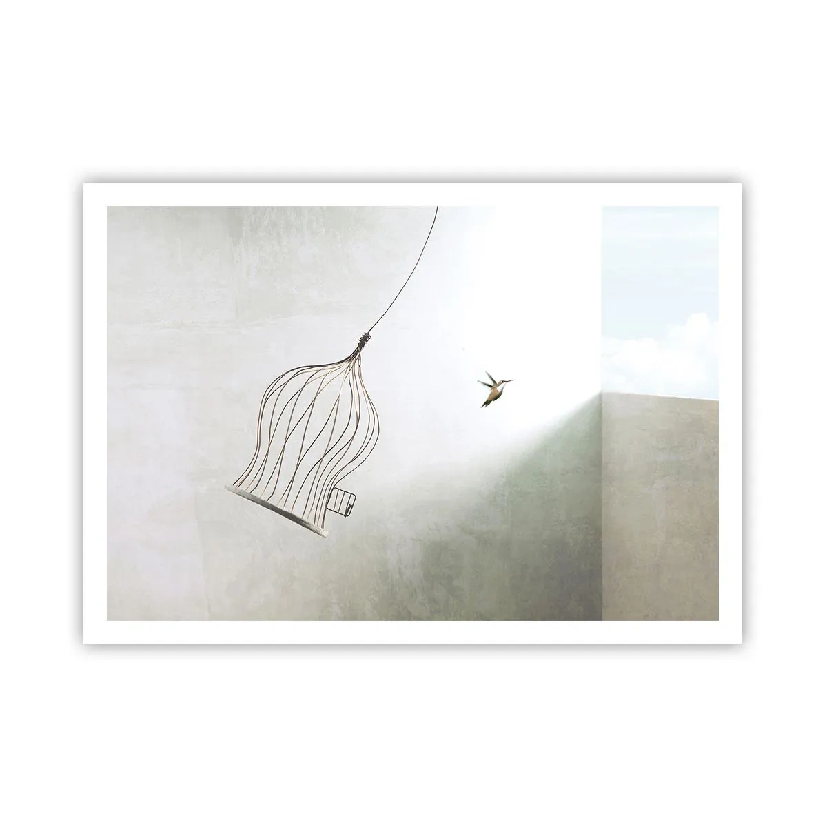 Poster - In je element - 100x70 cm