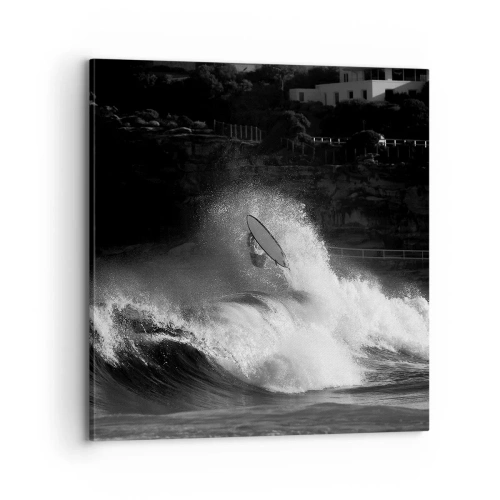 Schilderen op canvas - Uitdaging aanvaard! - 70x70 cm