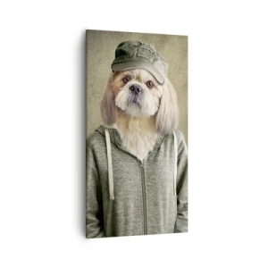 Schilderen op canvas - Ik heb liever losser - 55x100 cm