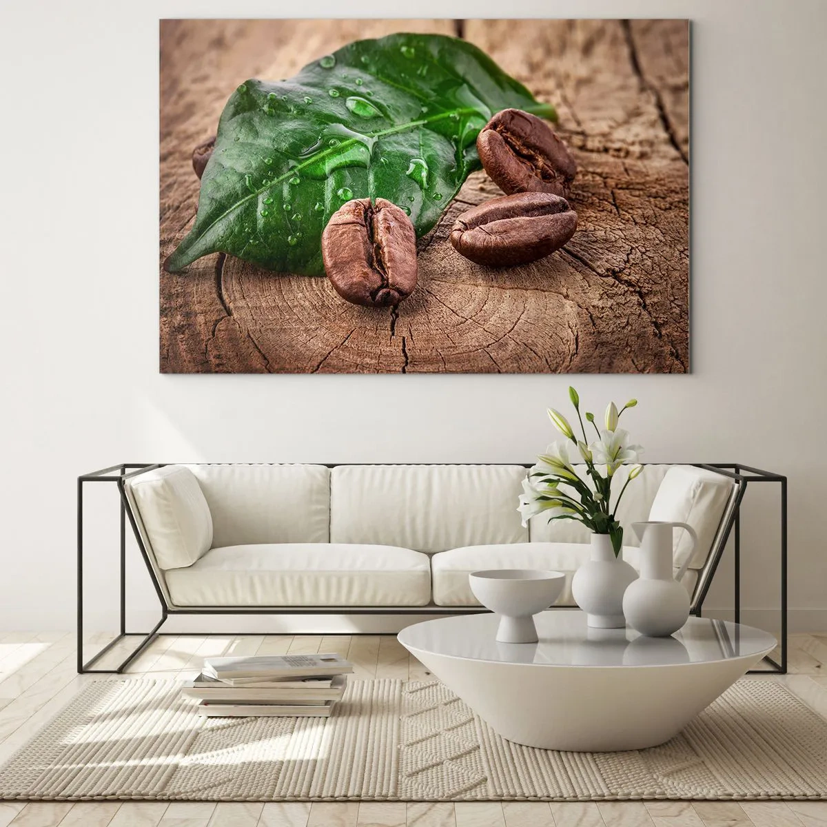 Schilderen op glas - De meest ware en zwarte - 120x80 cm
