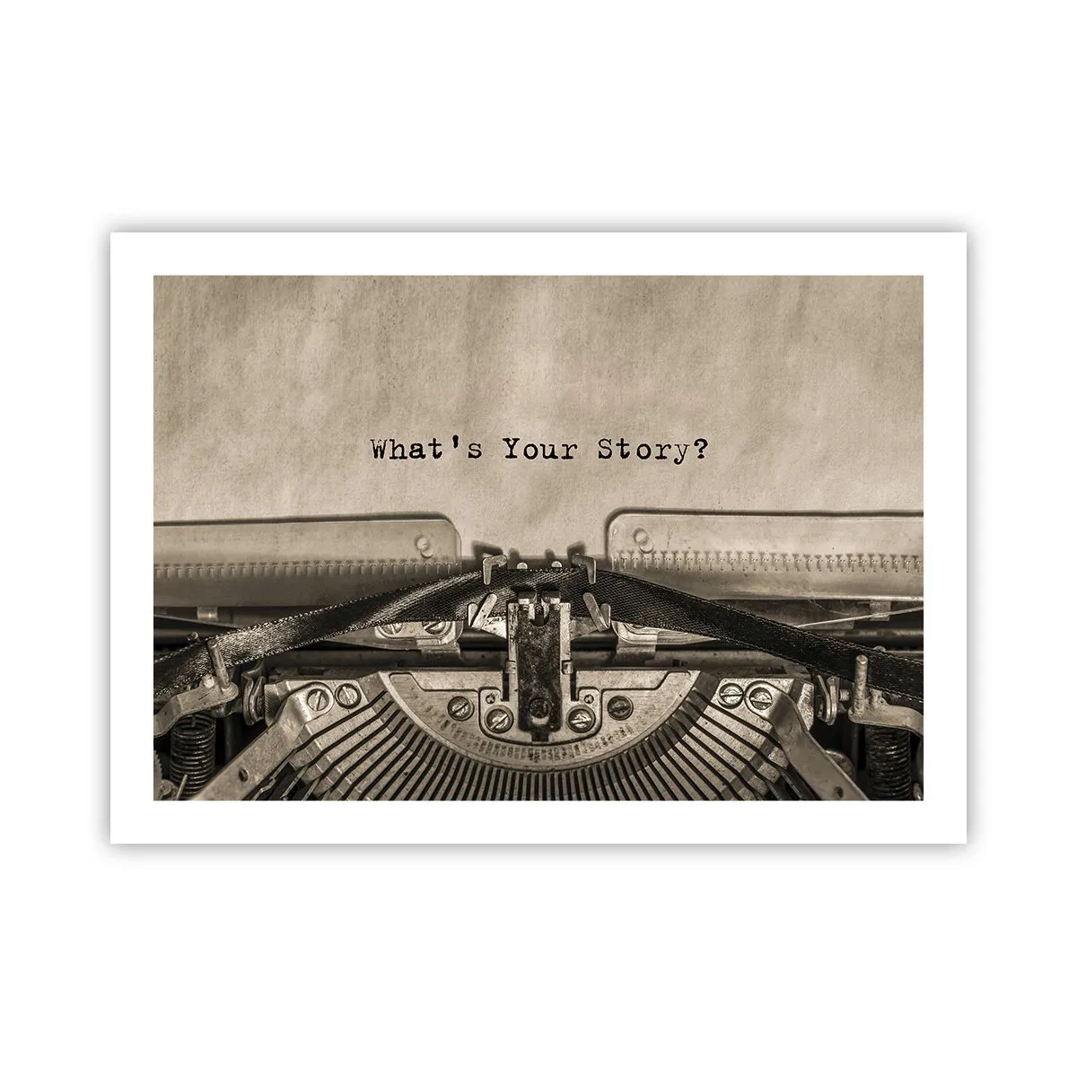 Poster - Vertel het mee - 70x50 cm