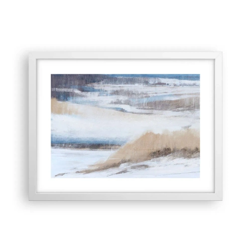Poster in een witte lijst - Winterse compositie - 40x30 cm