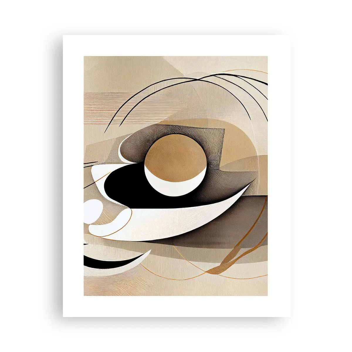 Poster - Compositie: de essentie van de dingen - 40x50 cm