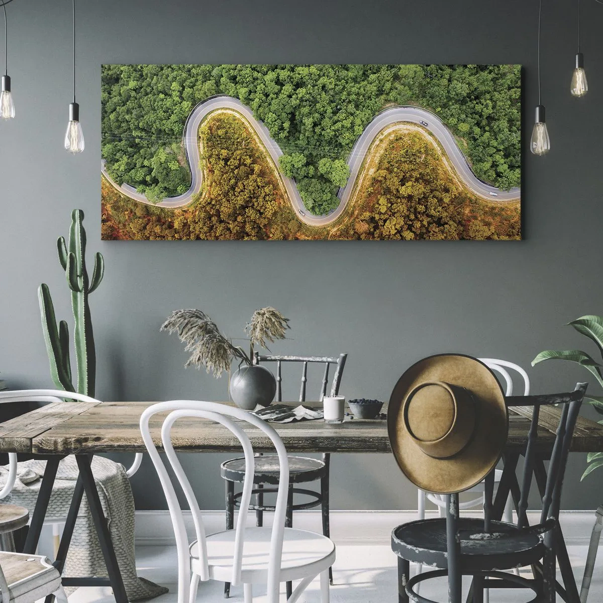 Schilderen op canvas - Grenzen en doorbraken - 100x40 cm