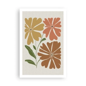 Poster - Natuur en geometrie - 61x91 cm