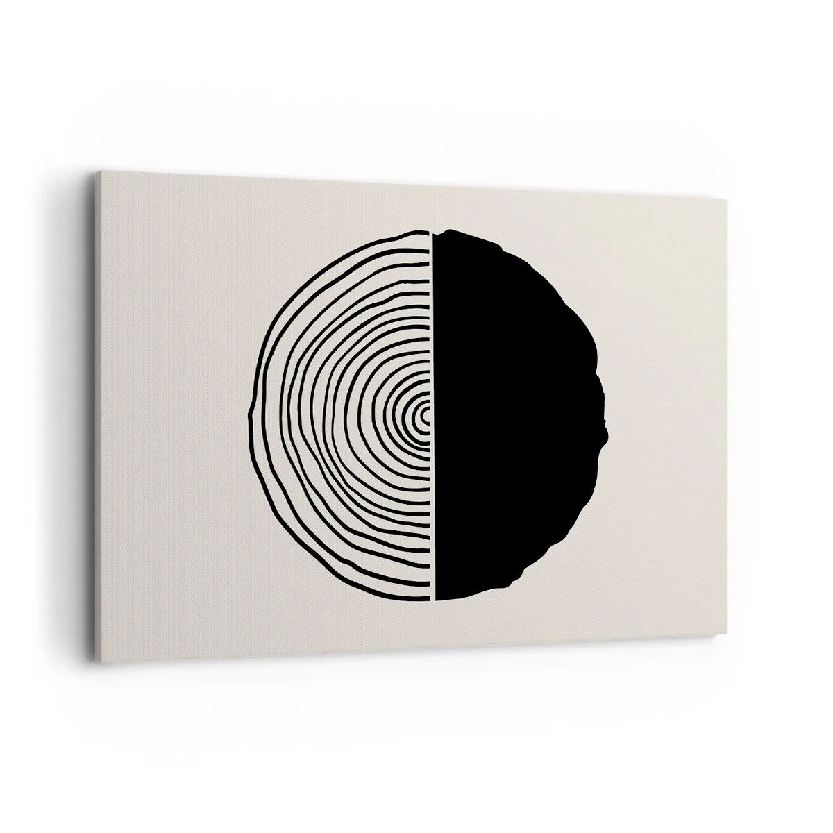 Schilderen op canvas - Half om half - 100x70 cm