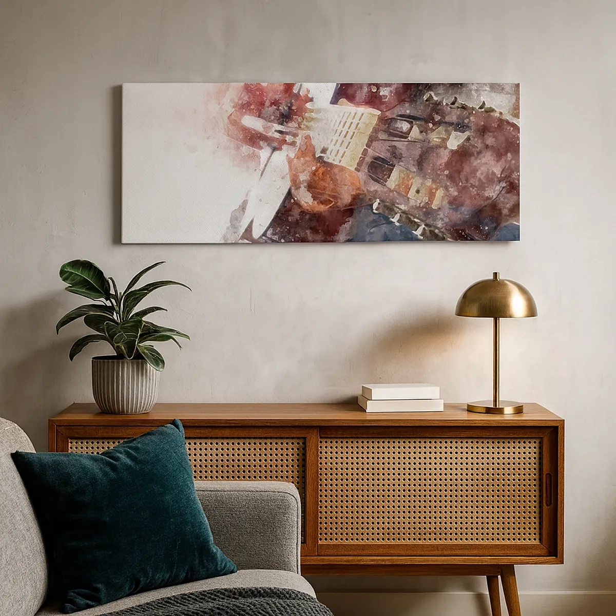 Schilderen op canvas - En wat vind je ervan? - 30x30 cm