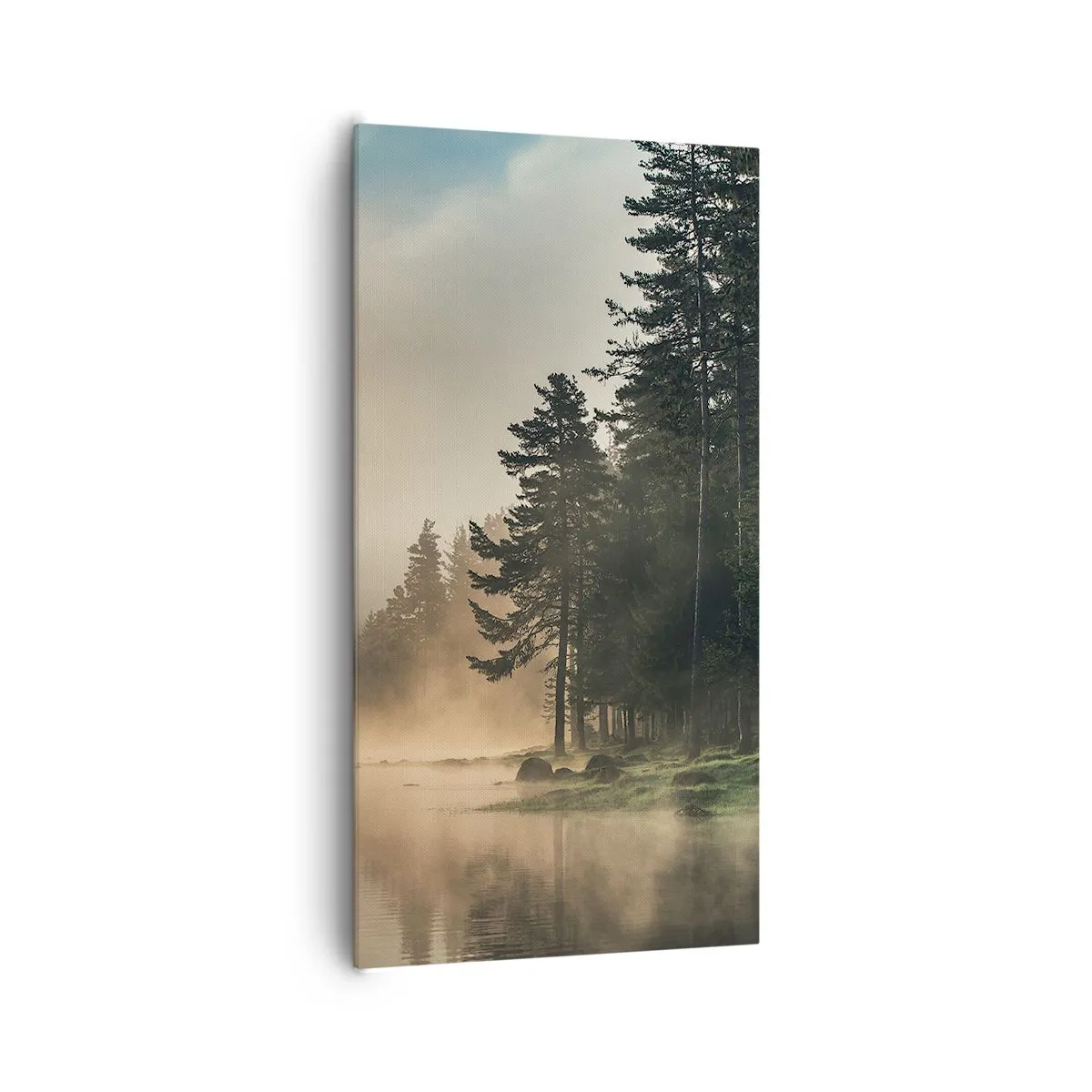 Schilderen op canvas - De geboorte van de dag - 65x120 cm