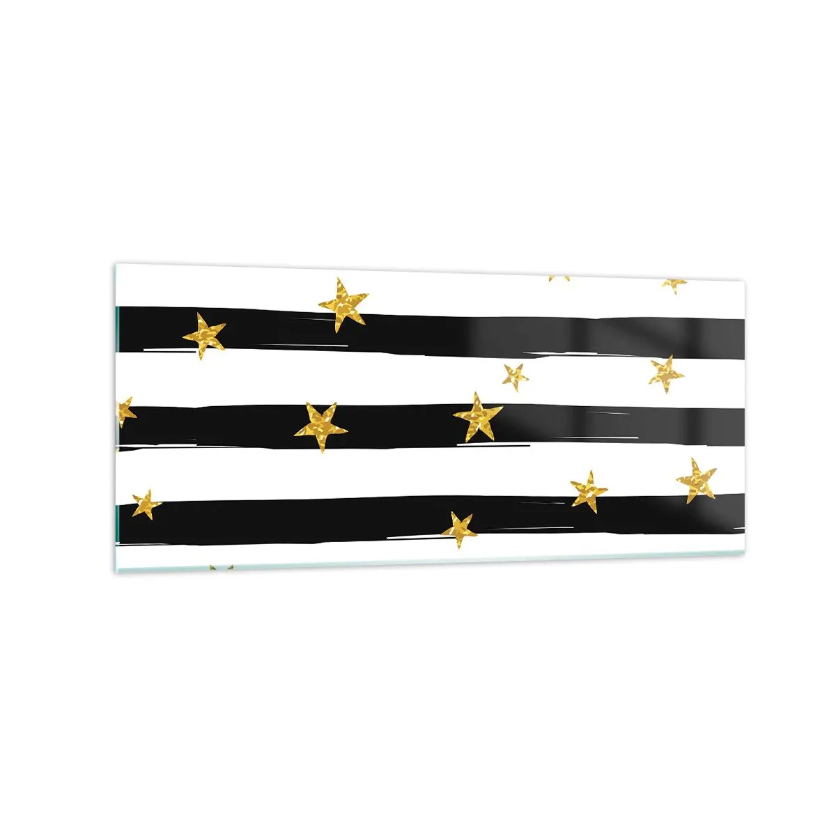 Schilderen op glas - We zijn allemaal geboren onder een gelukkige ster - 120x50 cm