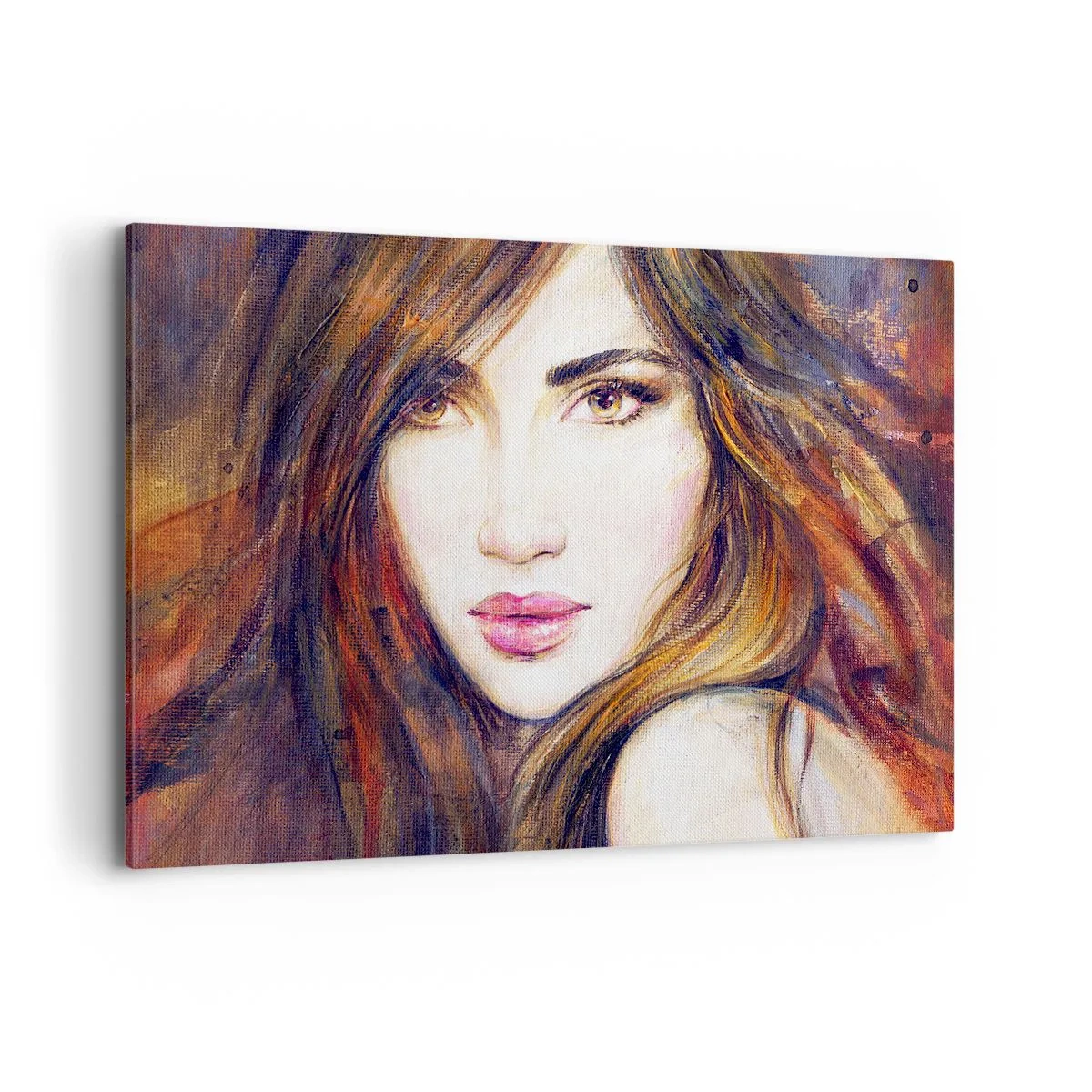 Schilderen op canvas - Een dubbeltje voor je gedachten - 120x80 cm