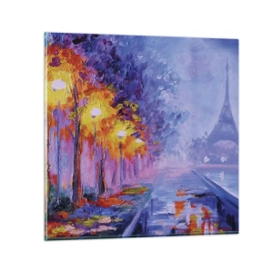 Schilderen op glas - Een droomwandeling - 60x60 cm