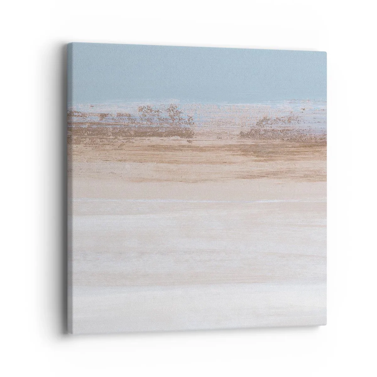 Schilderen op canvas - Dubbelzinnig landschap - 40x40 cm