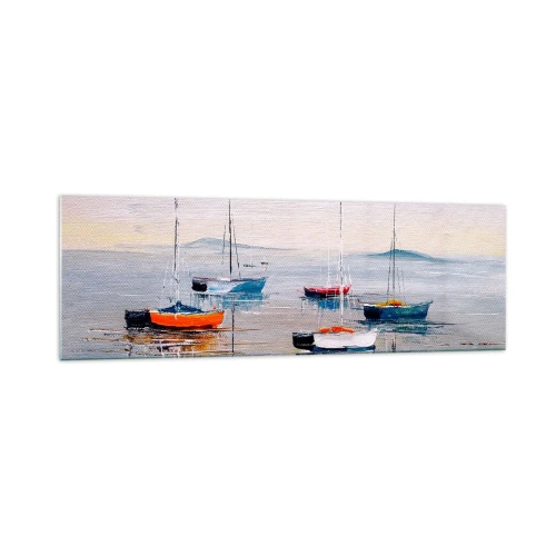 Schilderen op glas - Een welverdiende rust - 160x50 cm