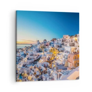 Schilderen op canvas - De essentie van Grieksheid - 60x60 cm