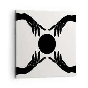 Schilderen op canvas - Geheim teken - 60x60 cm