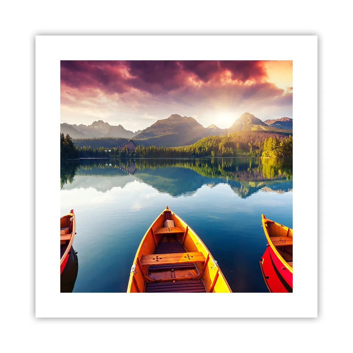 Poster - Niets tegen de natuur - 40x40 cm