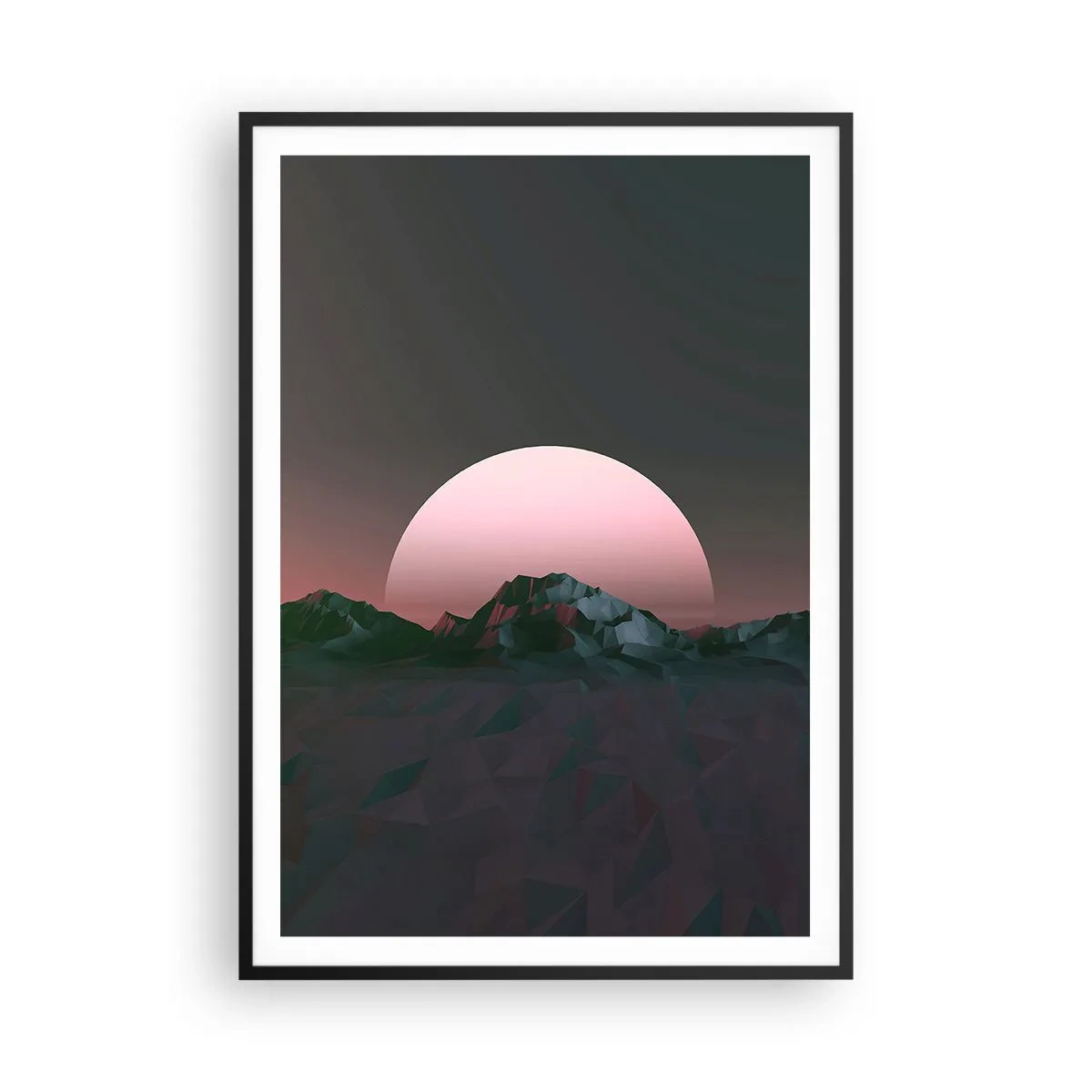 Poster in een zwarte lijst - In een naburig sterrenstelsel - 70x100 cm