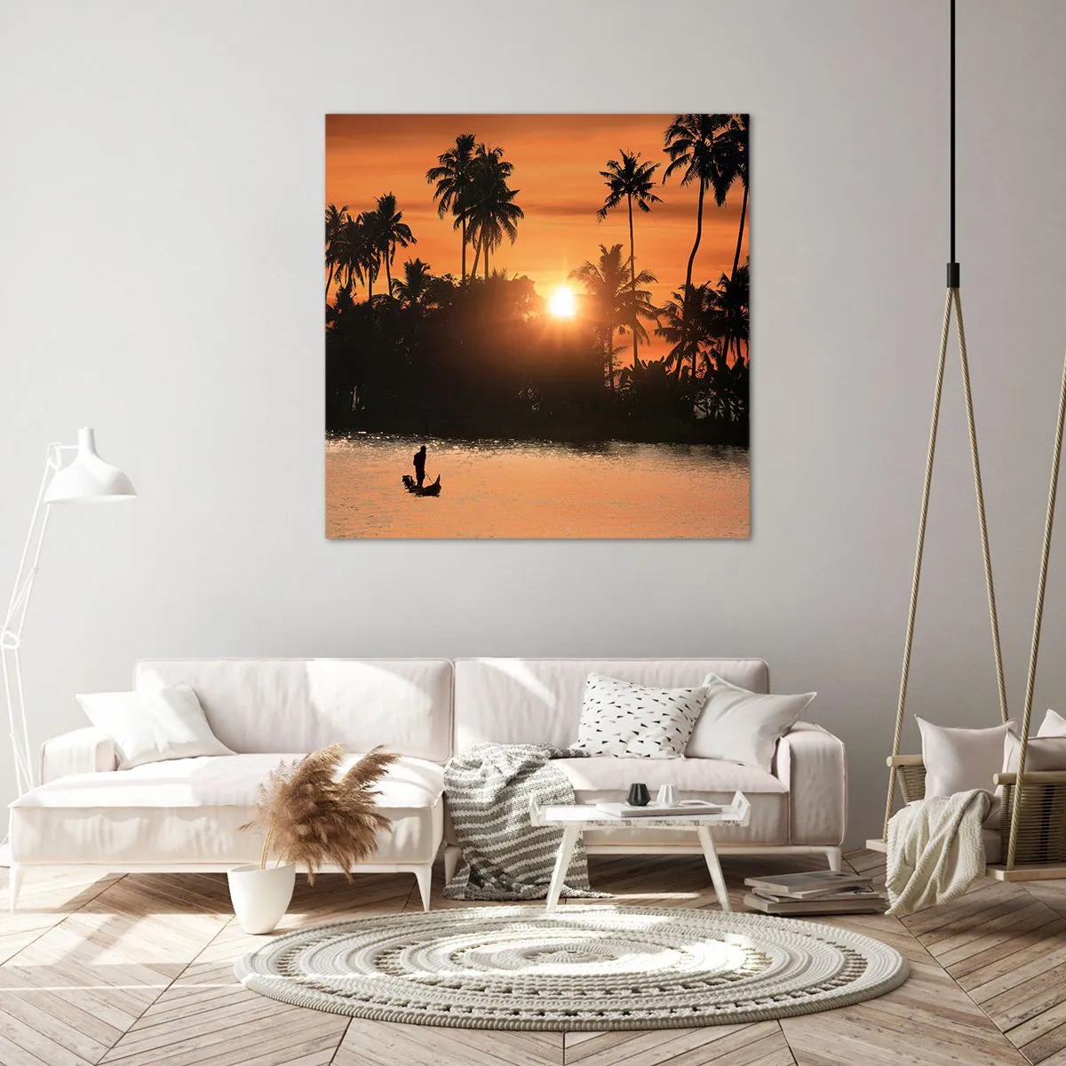 Schilderen op canvas - Tijd om te ontspannen - 60x60 cm