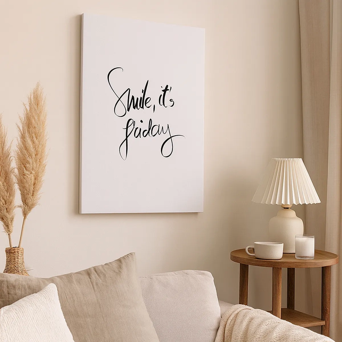 Schilderen op canvas - Echte vreugde - 50x70 cm