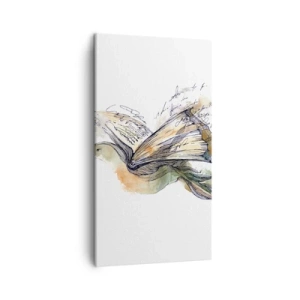 Schilderen op canvas - Op de vleugels van poëzie - 45x80 cm