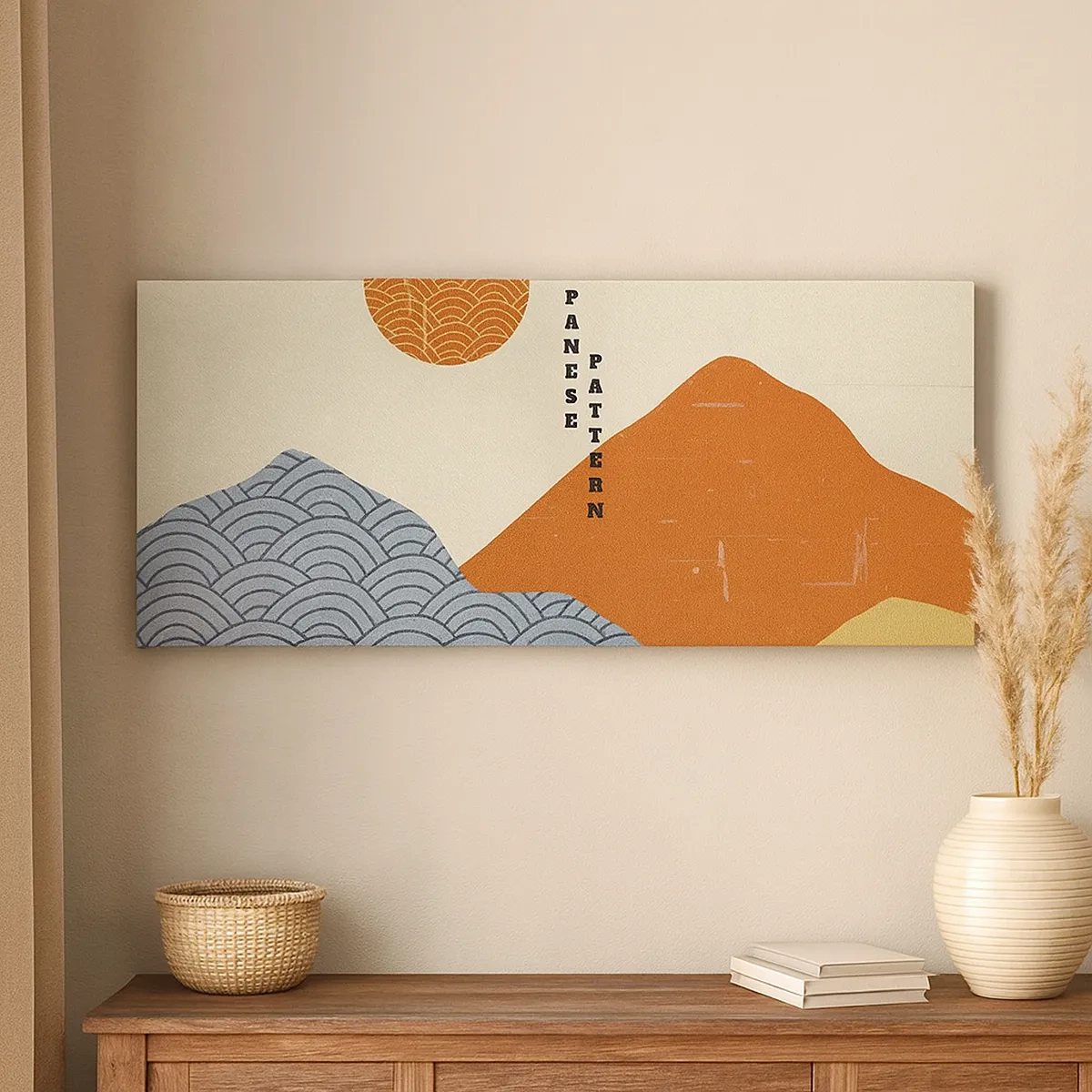 Schilderen op canvas - In de Japanse spirit - 30x30 cm