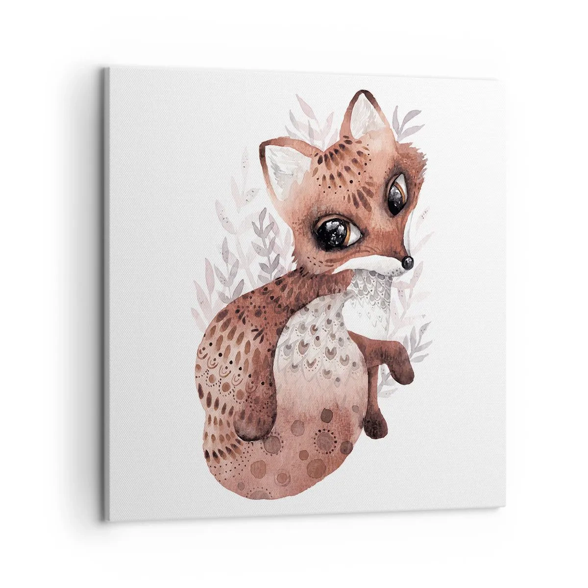 Schilderen op canvas - Houd er gewoon van - 50x50 cm