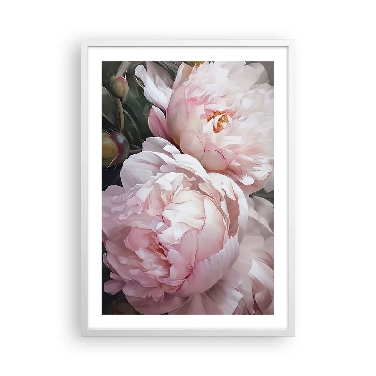 Poster in een witte lijst - In bloei gestopt - 50x70 cm