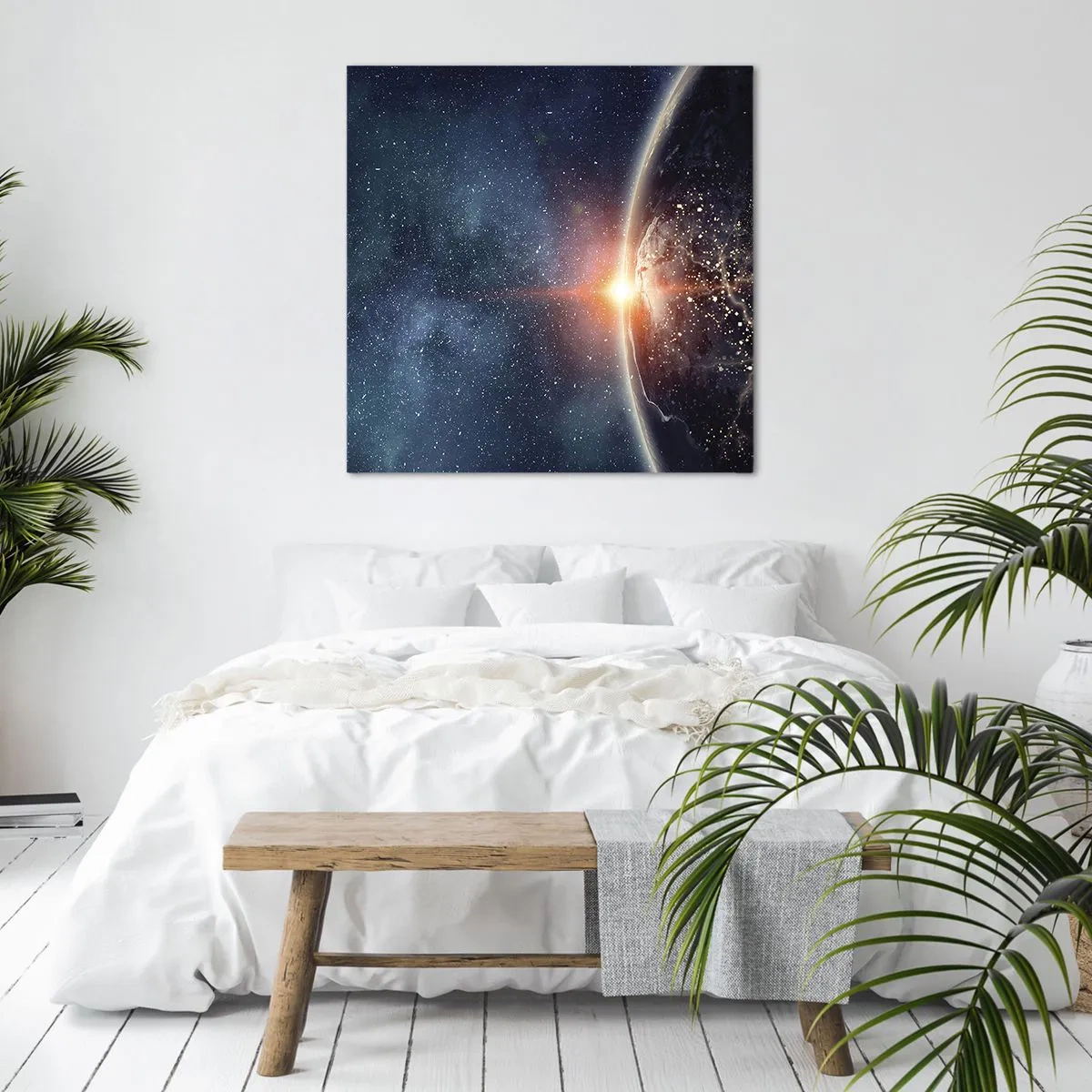 Schilderen op canvas - In een nieuw perspectief - 70x70 cm