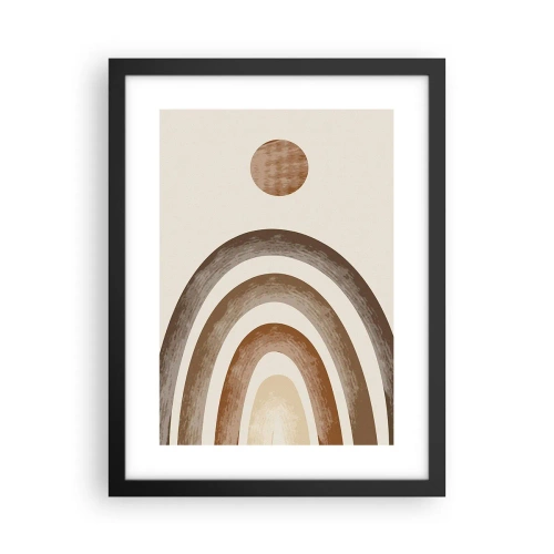 Poster in een zwarte lijst - In een sterrenstelsel ver, ver weg - 30x40 cm