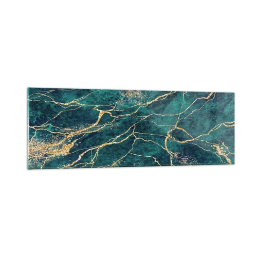Schilderen op glas - Goudmijn - 90x30 cm