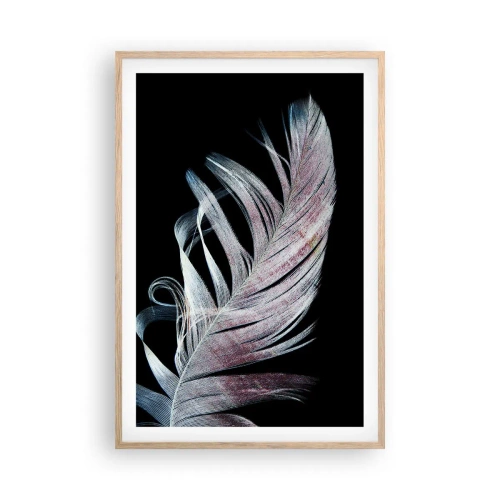 Een poster in een licht eiken lijst - Denk aan aanraking - 61x91 cm