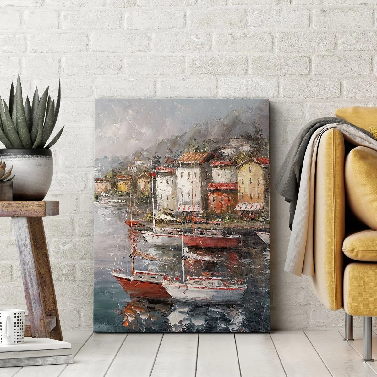 Schilderen op canvas - Romantisch toevluchtsoord - 45x80 cm
