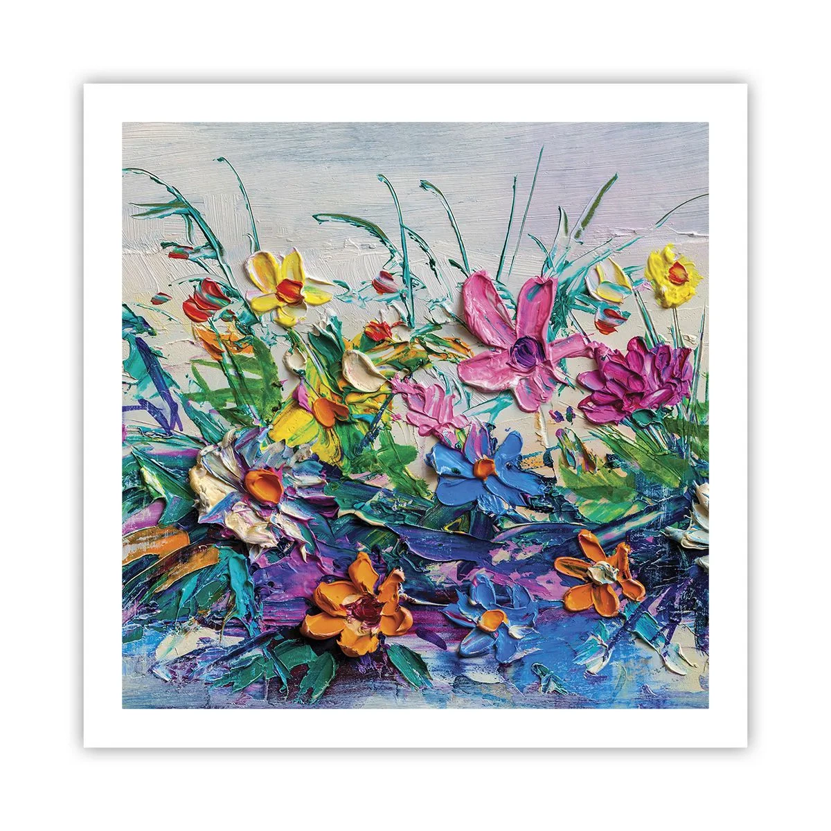 Poster - Helemaal geen stilleven - 60x60 cm