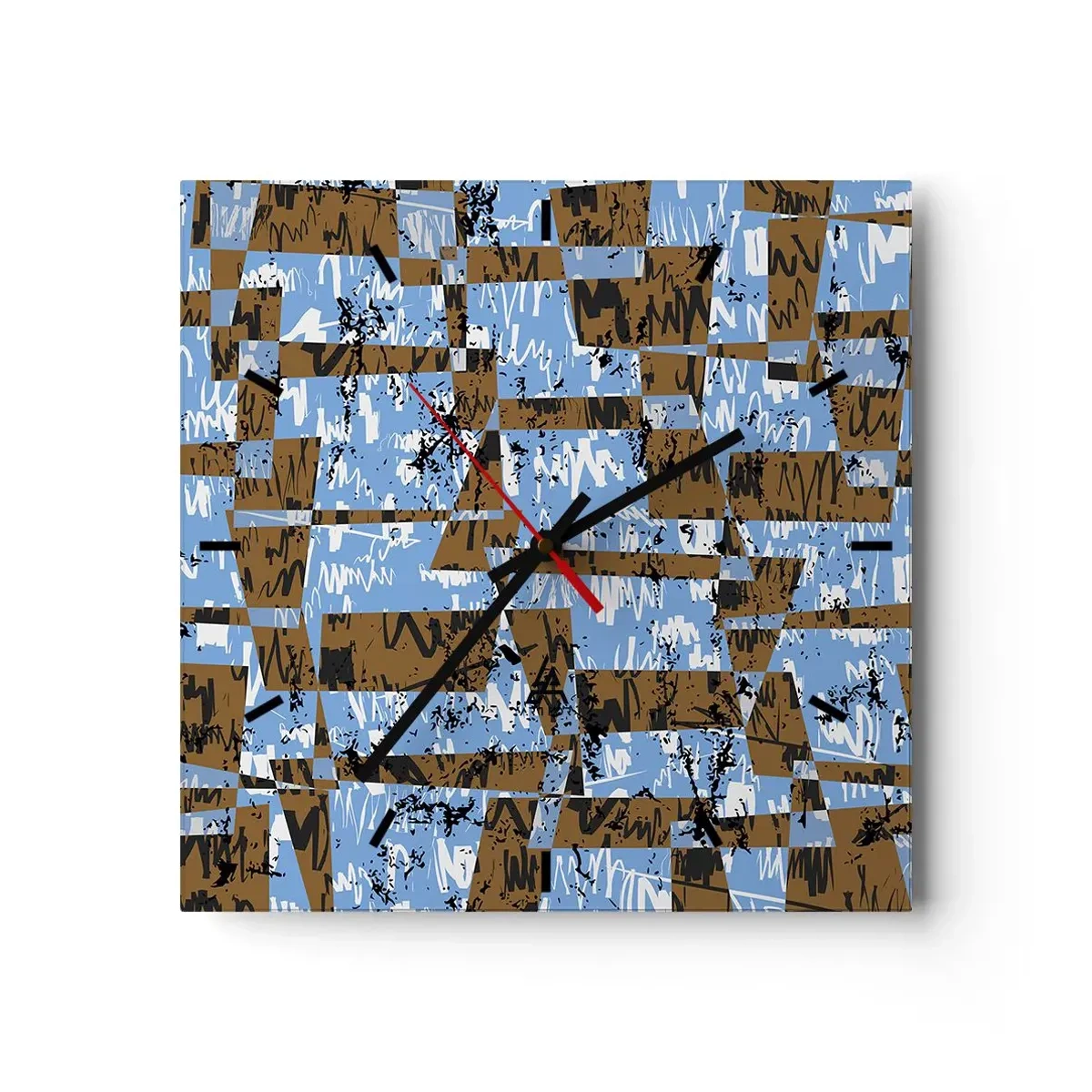 Wandklok - Klok - Een niet-menselijke knipsel - 30x30 cm