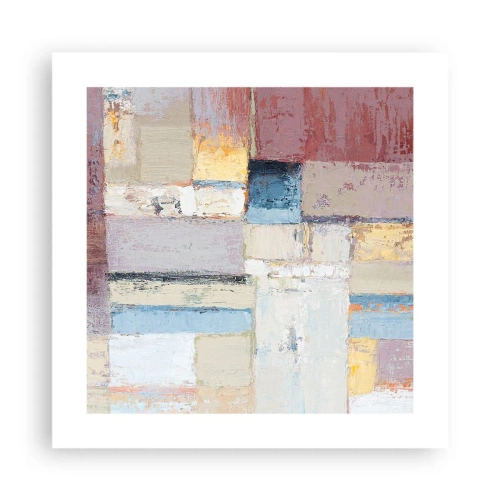 Poster - De rust van geometrie - 40x40 cm