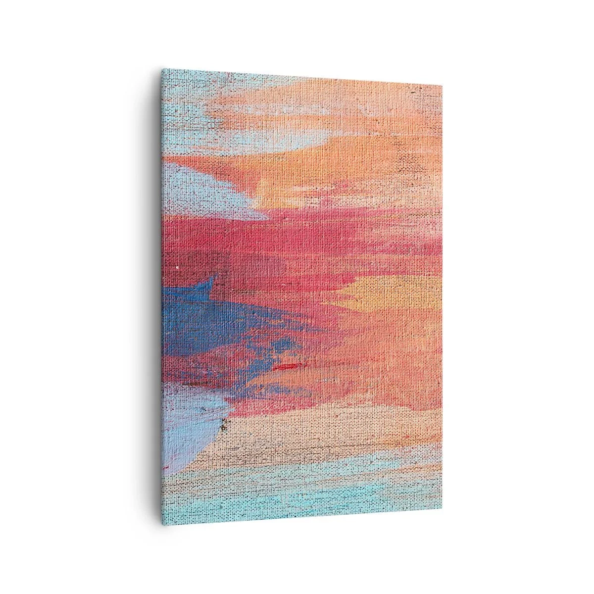 Schilderen op canvas - Ren door de regenboog - 70x100 cm