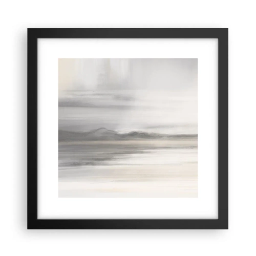 Poster in een zwarte lijst - Afstand in reflectie - 30x30 cm